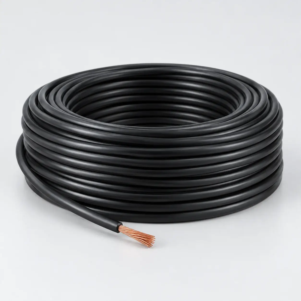 Imagen ilustrativa de un rollo de cable eléctrico genérico.